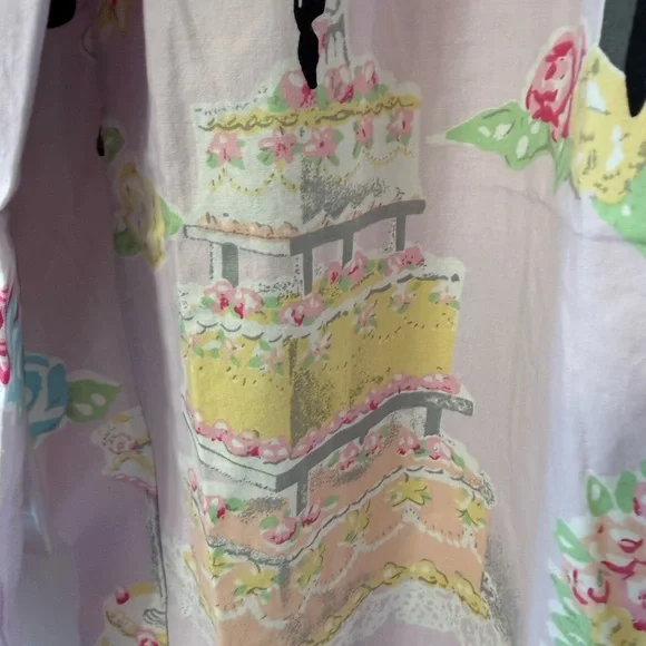 Nick & Nora Lavender Bridal Print Pajama Pants - Picture 4 of 8